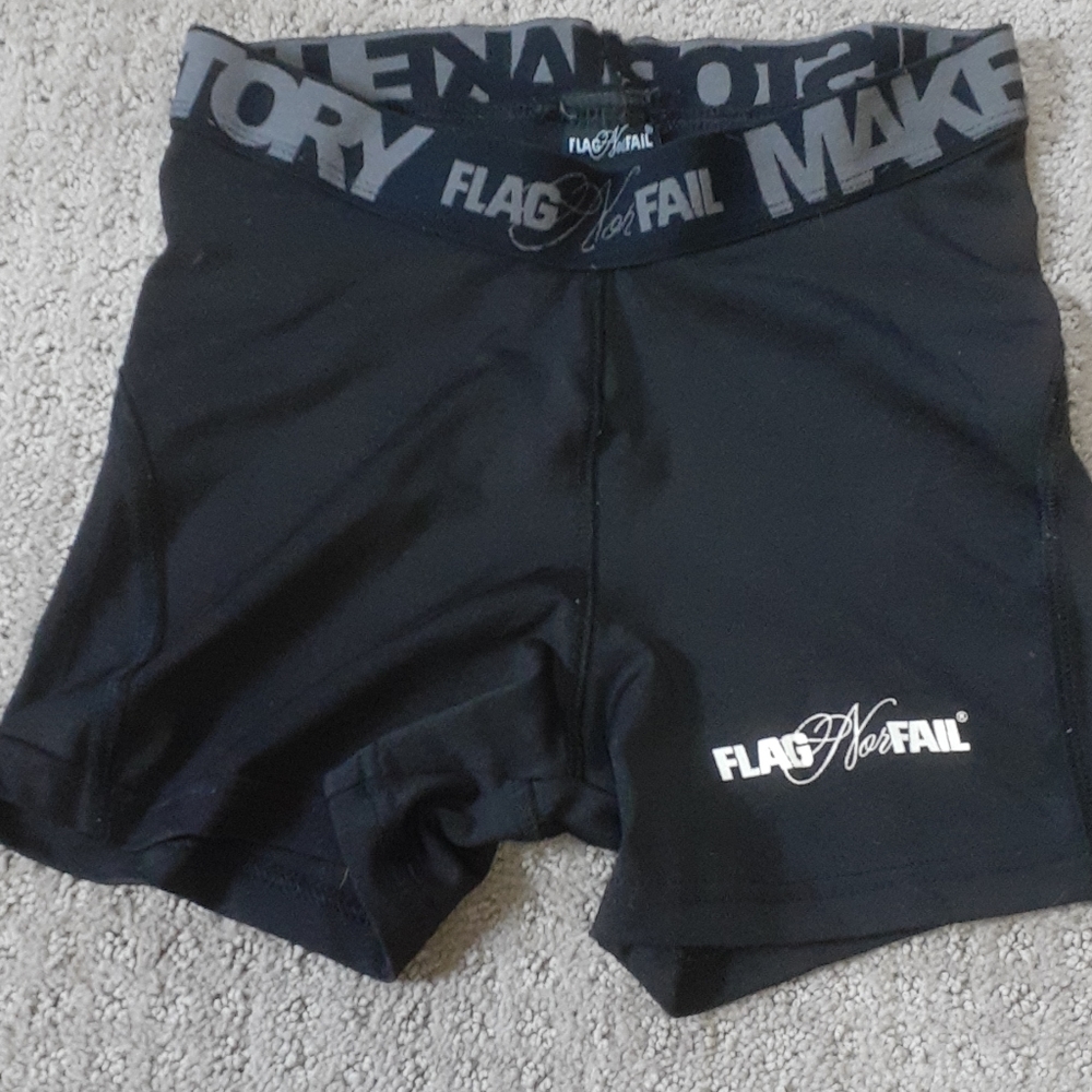 Flag Nor Fail Atheltic Shorts Mid Rise